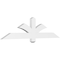 Ekena Millwork Redmond Architectural Grade PVC Gable Bracket, 60"W x 15"H x 2"D x 4"F, 6/12 Pitch GBP060X15X0204RED00 - alternate 1